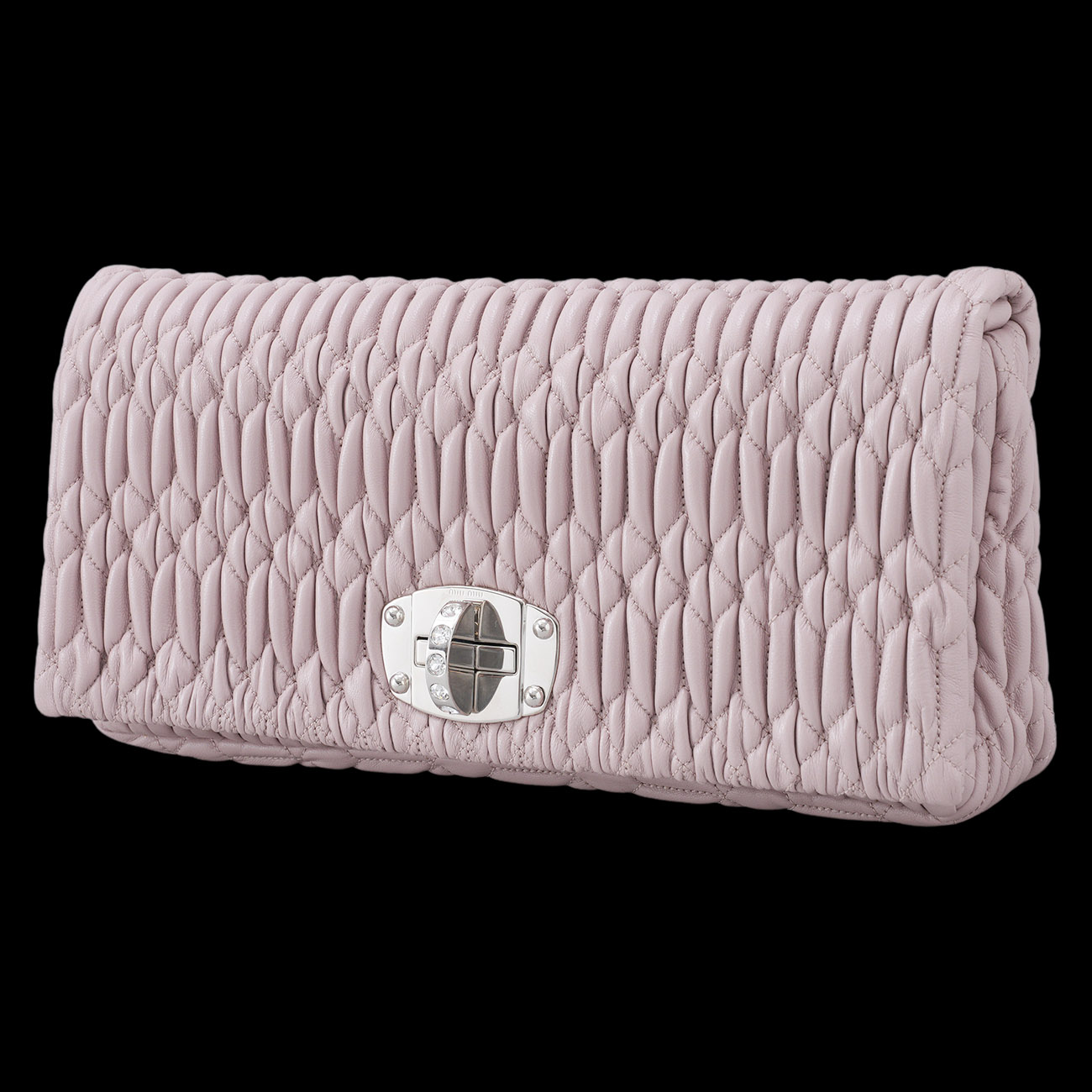 MIU MIU(USED)미우미우 마테라쎄 크리스탈 숄더백